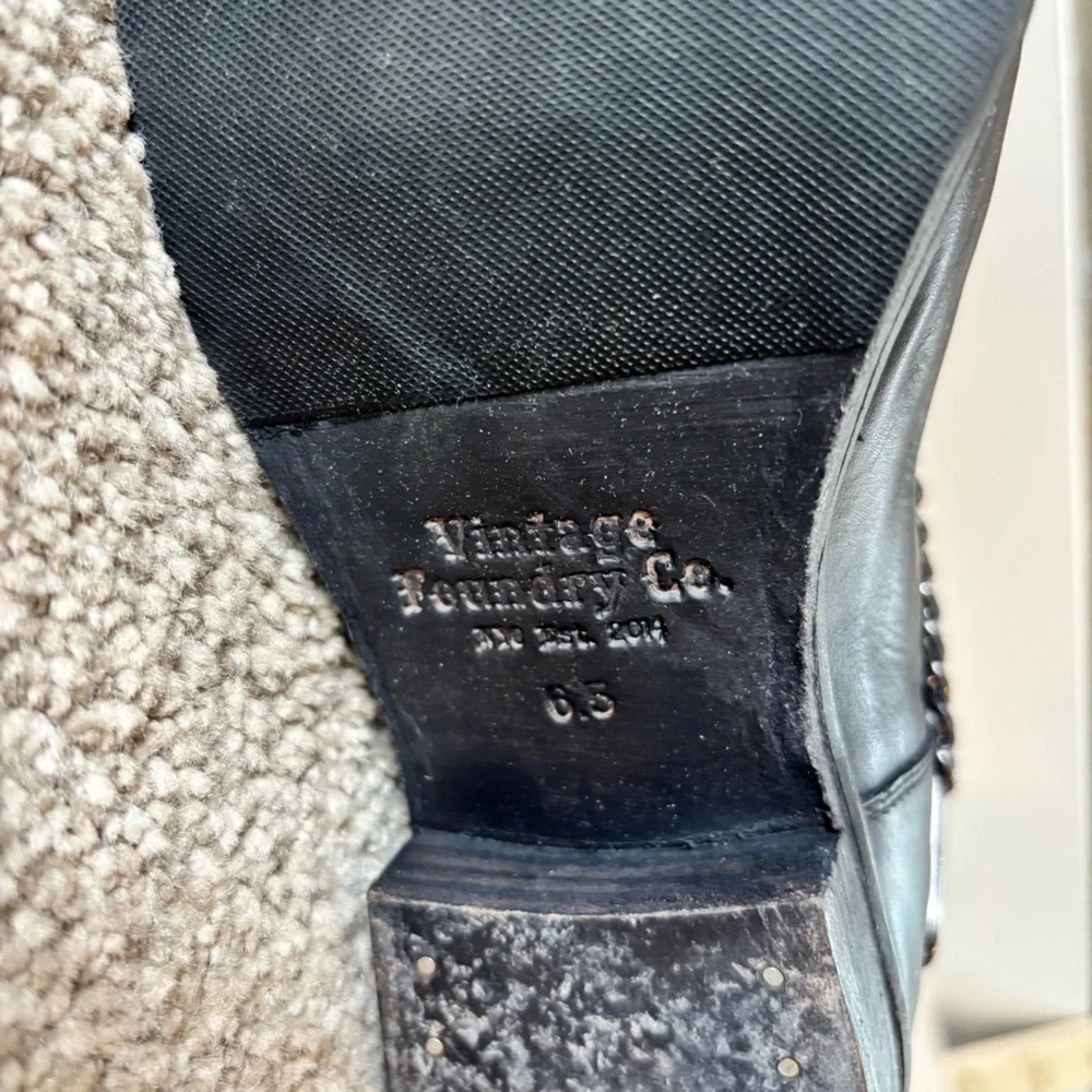 Vintage Foundry Co Womens Leather Boots - size 6.5 - Picture 9 of 9